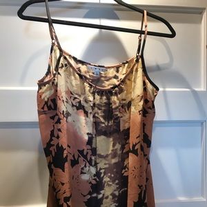 Cabi shadow leaf Cami size Large NWOT